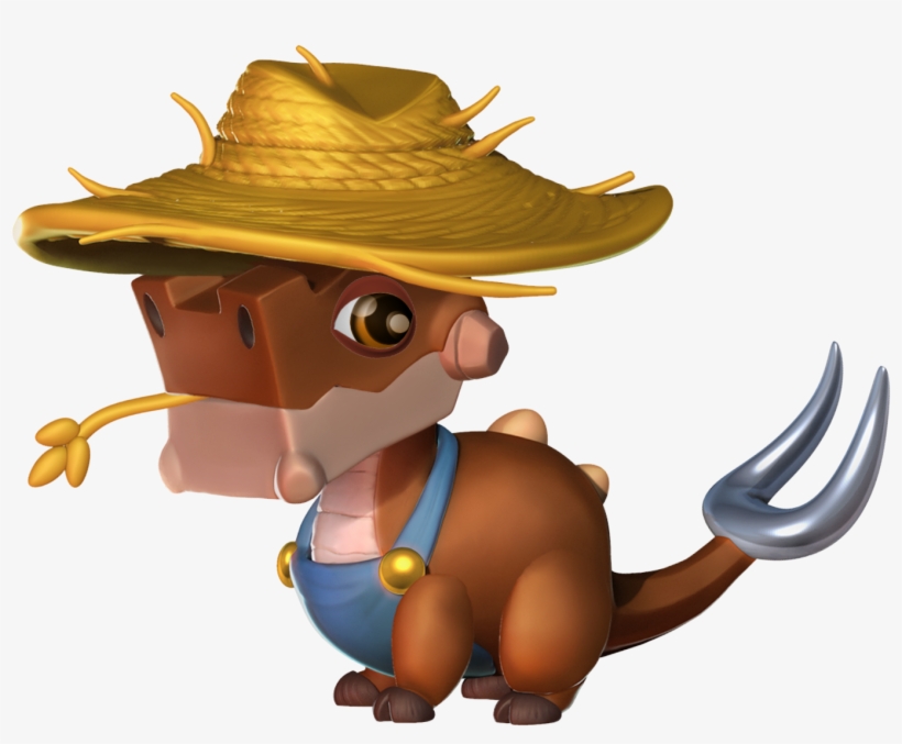 Farmer Dragon Baby - Portable Network Graphics, transparent png