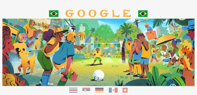 Google Doodle World Cup 2018 Day 4, transparent png