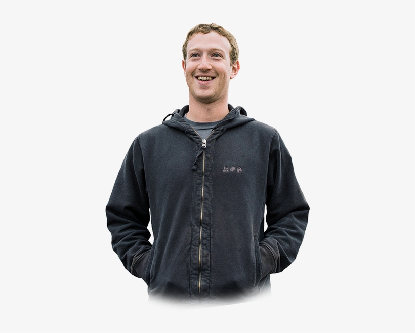 Mark Zuckerberg Png - Mark Zuckerberg Zip Hoodie, transparent png