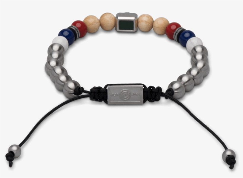 Chicago Cubs™ Square Macrame Bracelet 8mm - Bracelet, transparent png