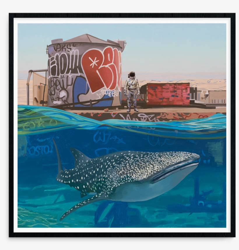 Scott Listfield, "whale Shark" - Painting, transparent png