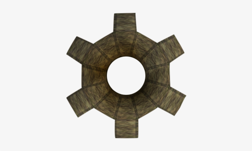 Rusty Dwemer Cog - David Star Icon Png, transparent png
