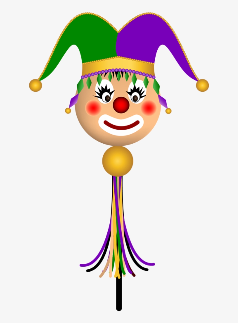 Mardi Gras Jester - Jester Mardi Gras Clip Art, transparent png