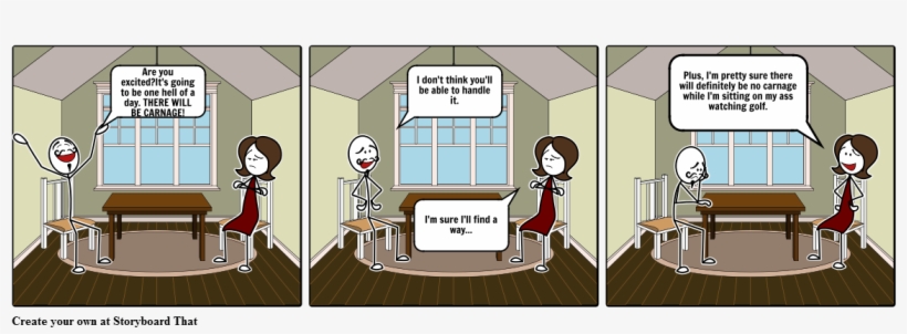 Golf And Carnage - Cartoon, transparent png