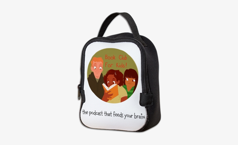 Neoprine Lunch Sack - Book Club, transparent png