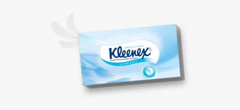 Kleenex Ultra Soft - Kleenex Facial Tissues Eucalyptus 3 Ply 95, transparent png