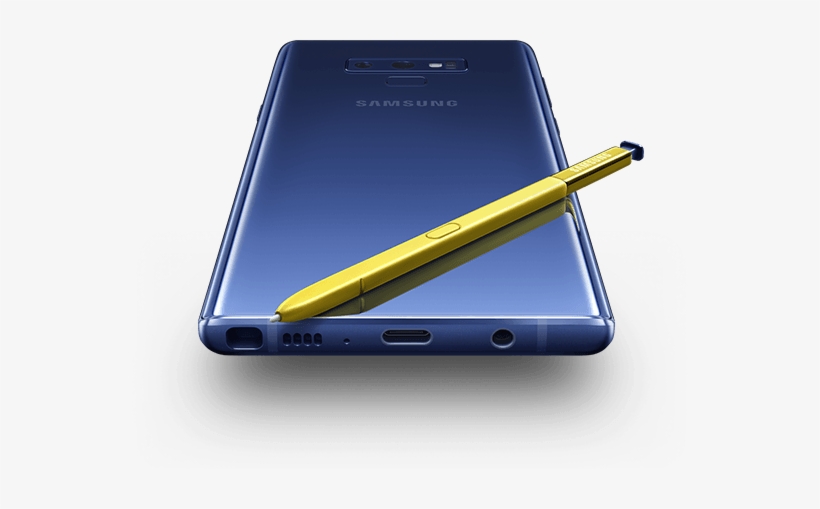The Rear Of Galaxy Note9 With S Pen On Top, Viewed - Samsung Galaxy Note 9 Price, transparent png
