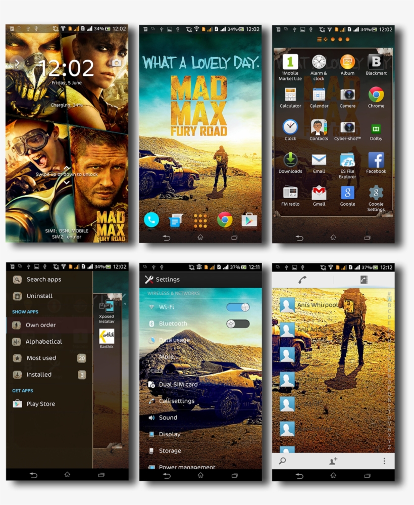 [ Port ] Xperia™ Mad Max Theme For Sony Xperia C - Tema Xperia Mad Max, transparent png