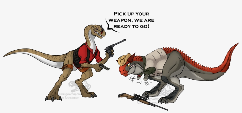 Vector Royalty Free Library Pick Up Your Weapon Commission - Primal Carnage Extinction Carnotaurus Skins, transparent png