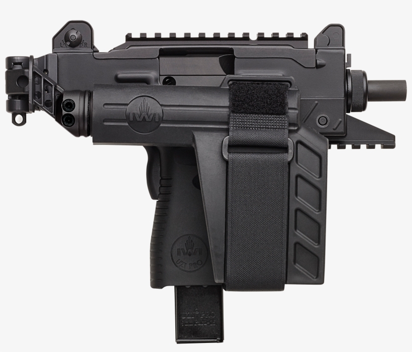 The Uzi Pro Sb Features A Side-folding Stabilizing - Uzi Pro, transparent png