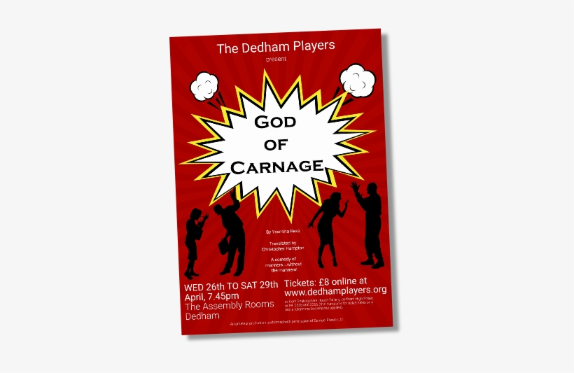 The Dedham Players Present 'a Comedy Of Manners Without - Comic Book, transparent png
