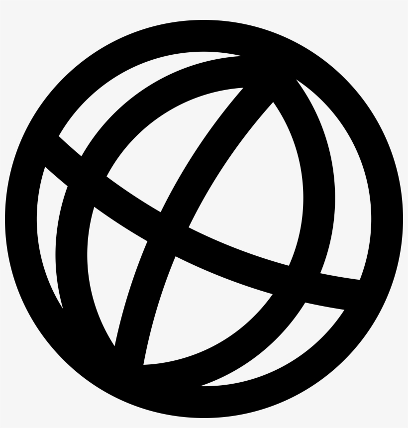 Place Clipart World Icon - Website Clipart Black, transparent png