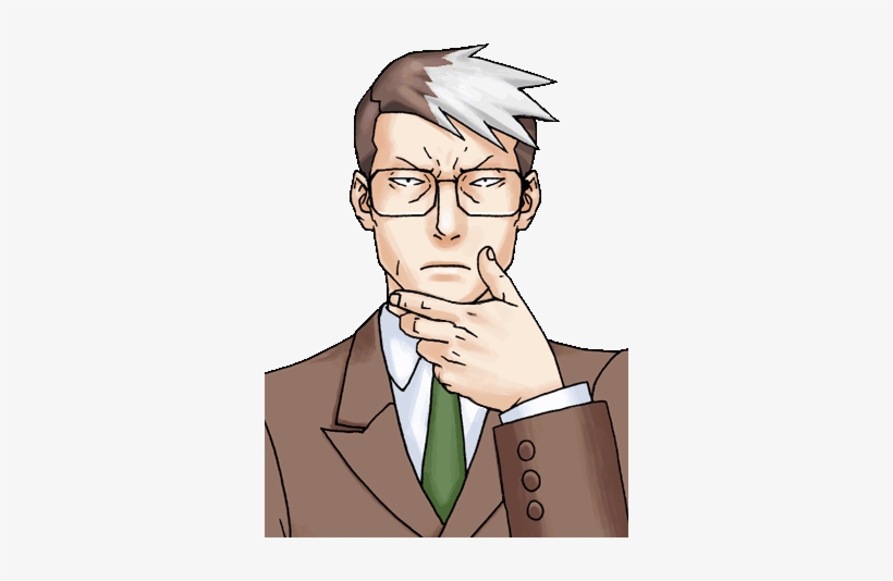 Turner Grey - Phoenix Wright Dr Grey, transparent png