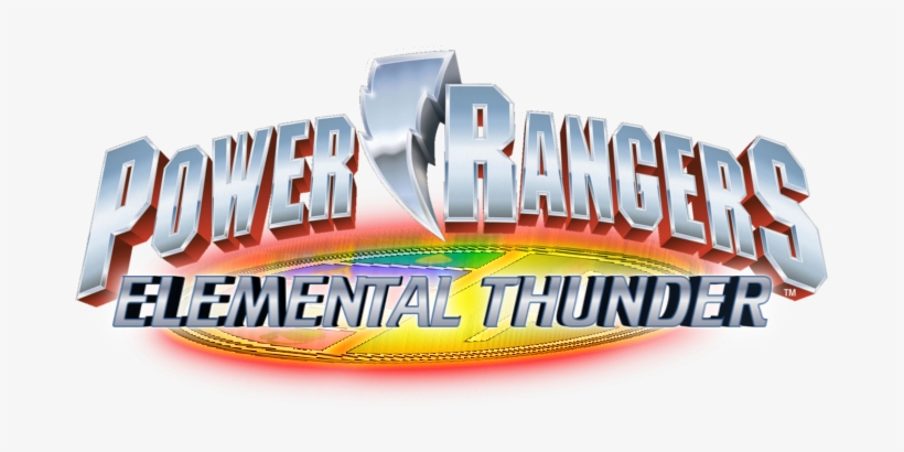 Power Rangers Elemental Thunder Logo - Power Rangers, transparent png