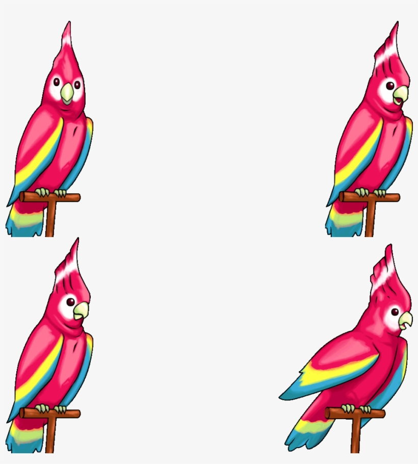 Click For Full Sized Image Polly - Phoenix Wright Parrot Polly, transparent png