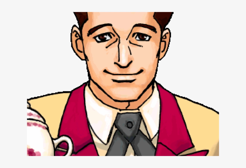 Ace Attorney Clipart Phoenix Wright - Ace Attorney, transparent png