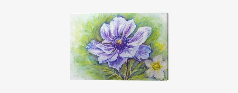 Canvas Print • Pixers® • We Live To Change - Watercolor Painting, transparent png