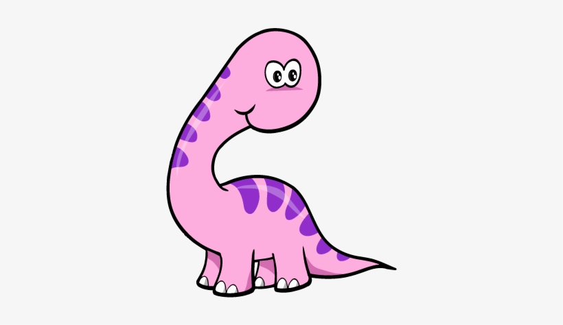 Dinosaurs Clipart Pink Purple - Pink And Purple Dinosaur, transparent png