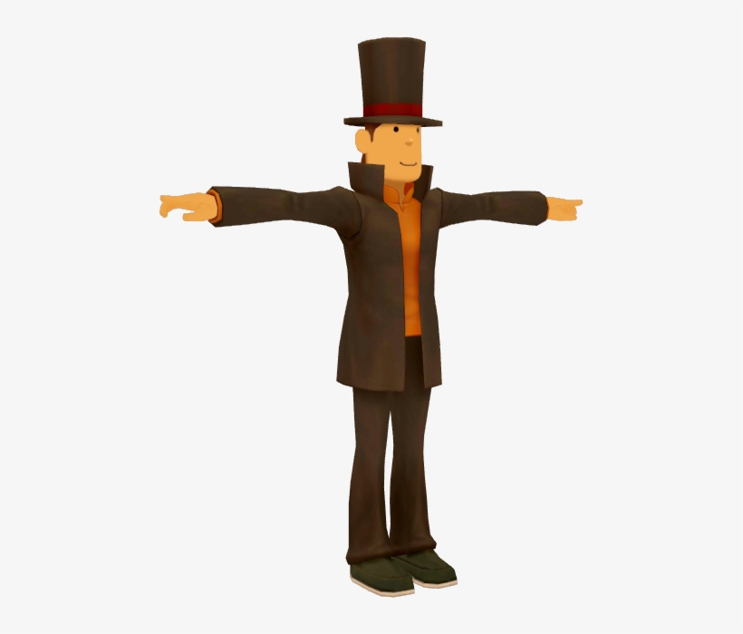 Download Zip Archive - Professor Layton 3d Model, transparent png