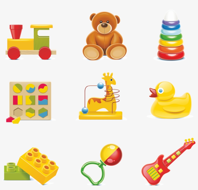 Download Transparent Baby Vector Toy - Kids Toys Clip Art - PNGkit
