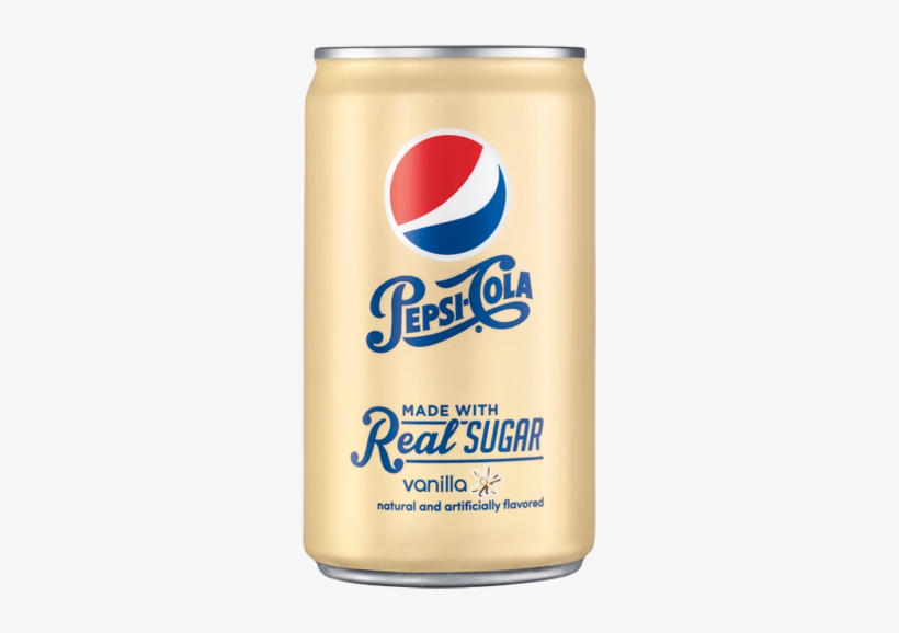 Pepsi-cola Vanilla Made With Real Sugar - Pepsi Cola, Vanilla - 12 Fl Oz, transparent png