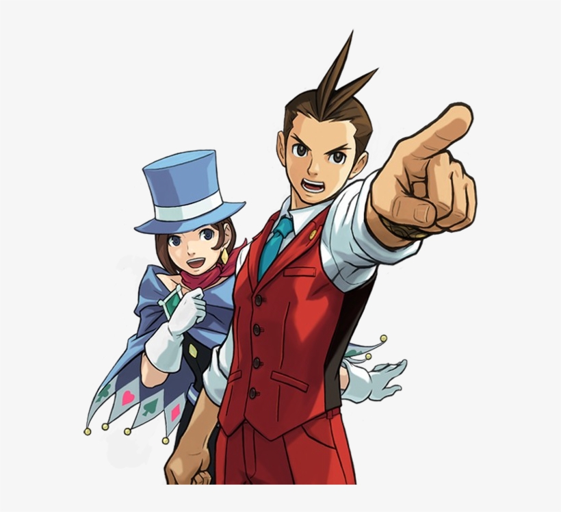 Page 6 Http - Apollo Justice And Trucy Wright, transparent png