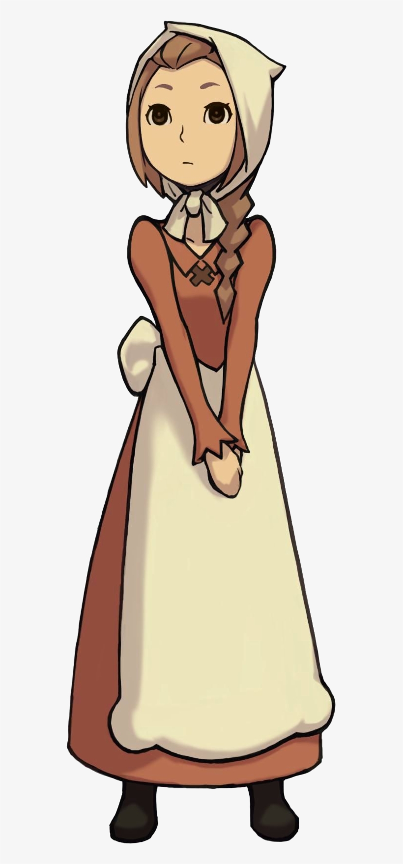 Professor Layton Vs Phoenix Wright - Professor Layton Girl Characters, transparent png
