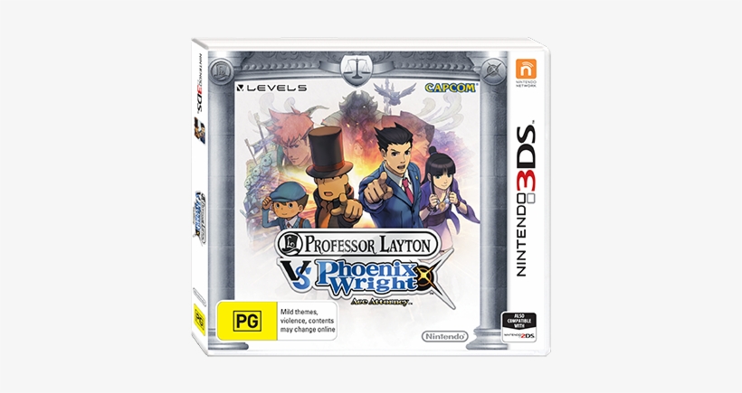 Ace Attorney - Professor Layton 3ds Game, transparent png