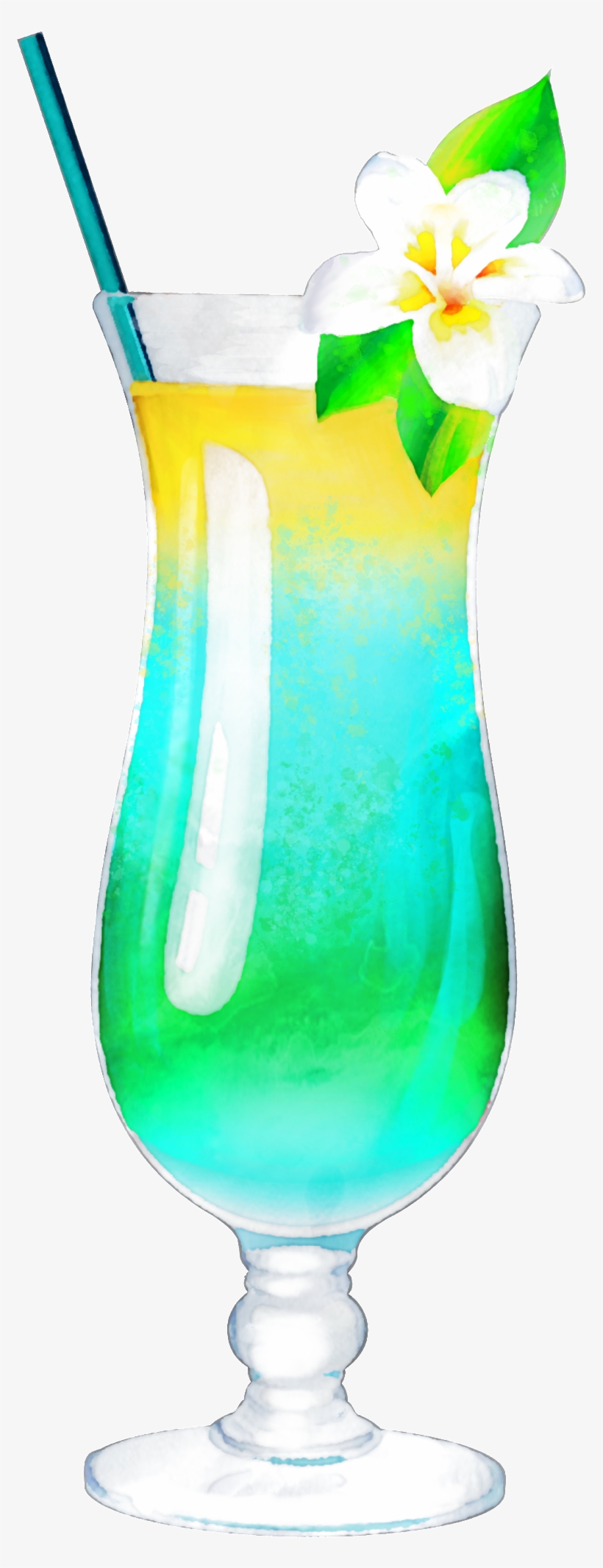 Hand-painted La Mer Drink Png Transparent Material - Cocktail Hd Png, transparent png