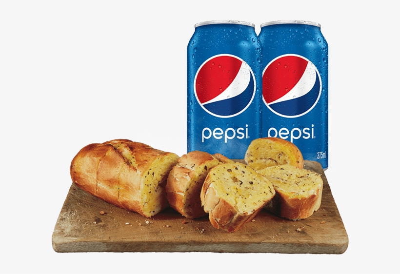 Menu 2 375ml Cans & Garlic Bread - Garlic Bread Dominos, transparent png