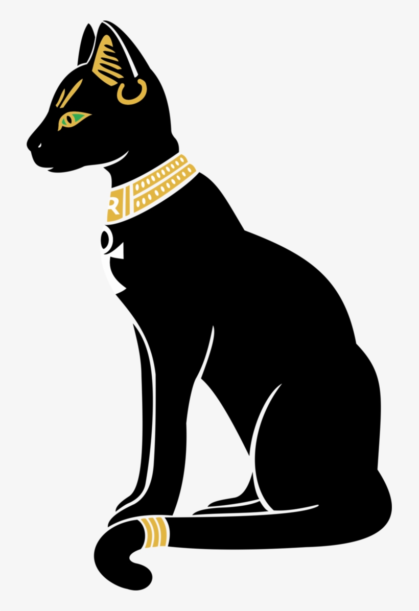 Shadow Cats Watercolor Png - Egyptian Cat, transparent png