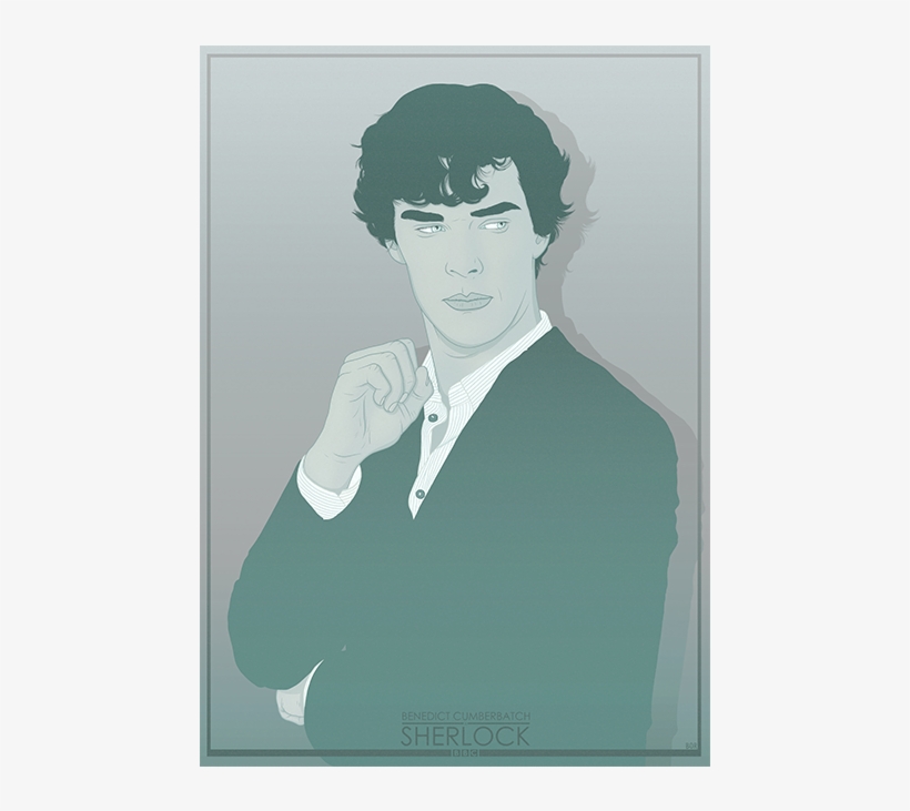 Benedict Cumberbatch As Sherlock Holmes - Sherlock, transparent png