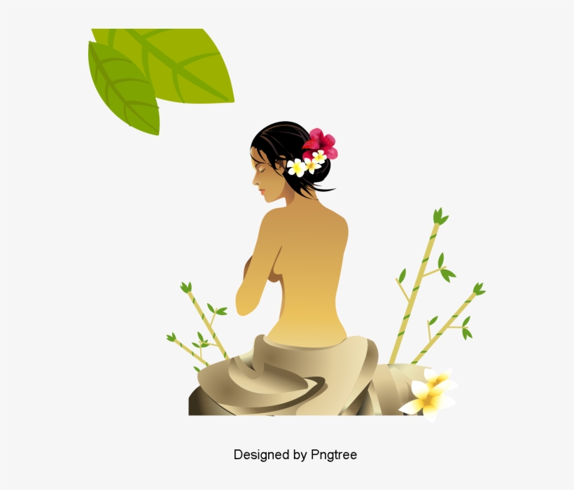 Beautiful Cartoon Lovely Hand Painted Beauty Beauty - Illustration, transparent png