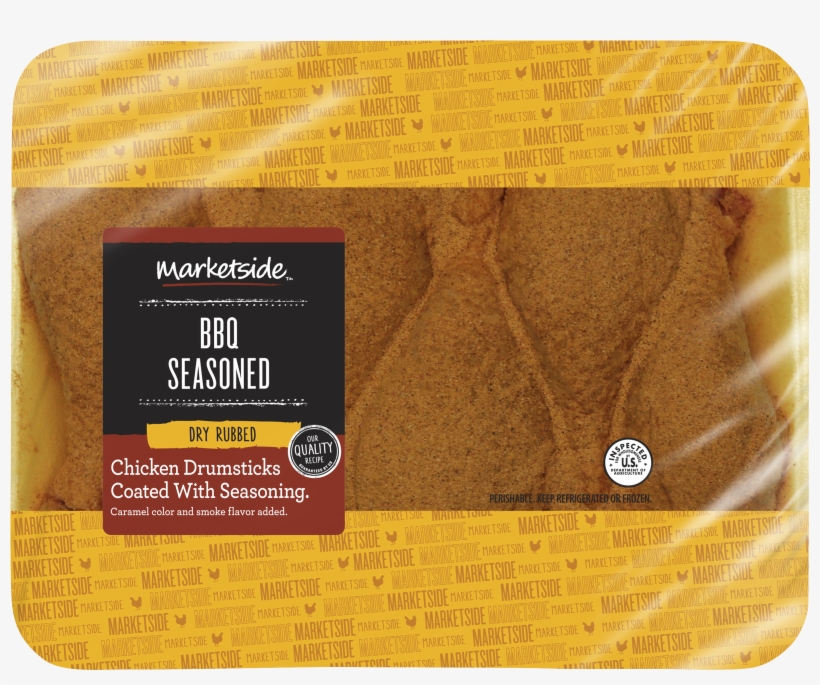Marketside Fresh Bbq Seasoned Dry Rubbed Chicken Drumsticks, - Pumpernickel, transparent png