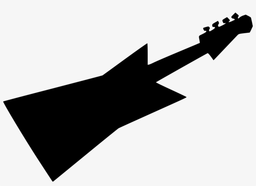 Guitar Rock And Roll Musical Instruments - Clip Art, transparent png