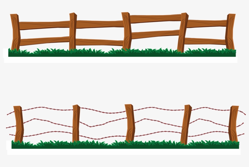 Barn - Farm Fence Clipart, transparent png