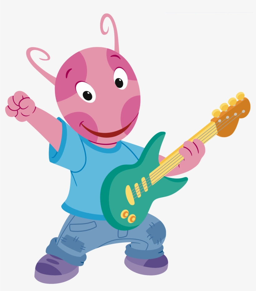 Guitarist Uniqua The Backyardigans - Backyardigans Guitar, transparent png