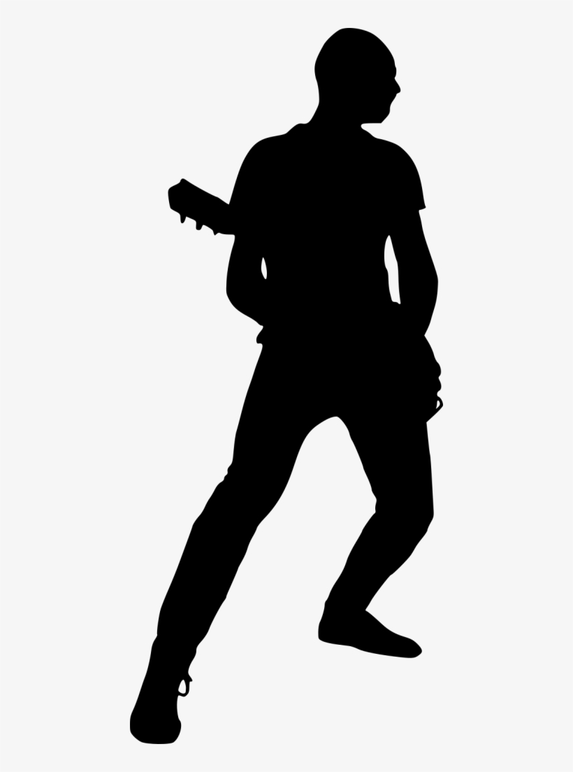 9 Electric Guitar Player Silhouette Png Transparent - Portable Network Graphics, transparent png