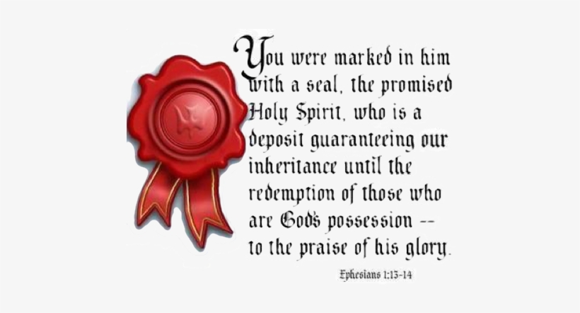 Sealed In The Holy Spirit, transparent png