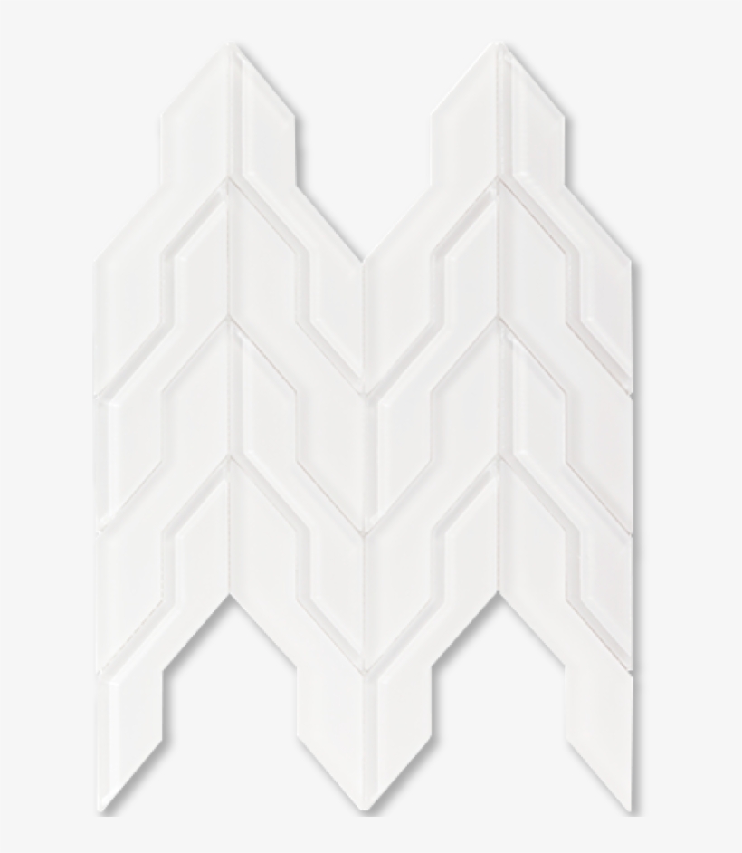Arctic White Zigzag - Architecture, transparent png