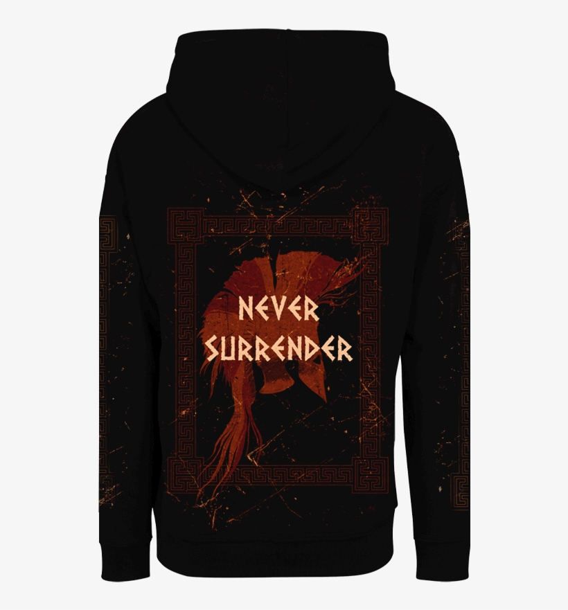 Sparta Sabaton Zip Hoodie Backside, transparent png