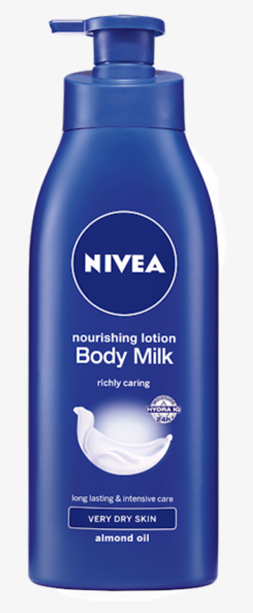Nivea Nourishing Lotion Body Milk Richly Caring For, transparent png