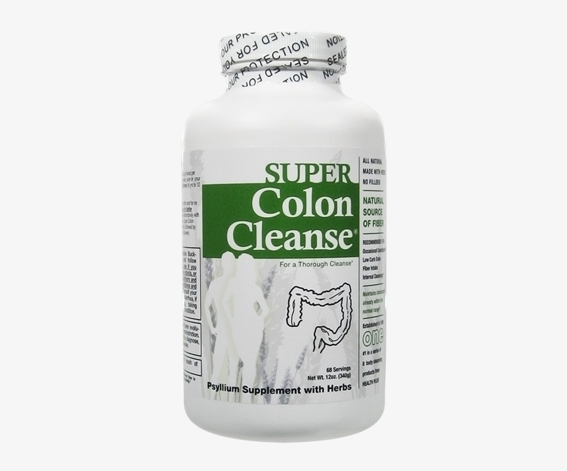 Health Plus Super Colon Cleanse Powder Container-12, transparent png