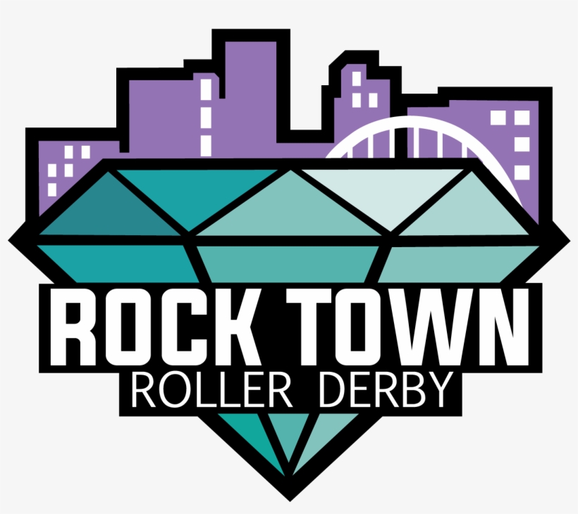 Rock Town Roller Derby, transparent png