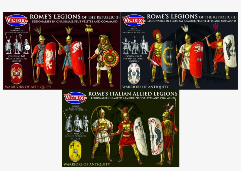 Victrix Ancient Roman Republic Starter Army, transparent png