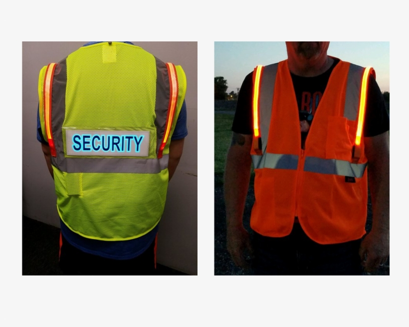 Optic-fiber Safety Vest, transparent png