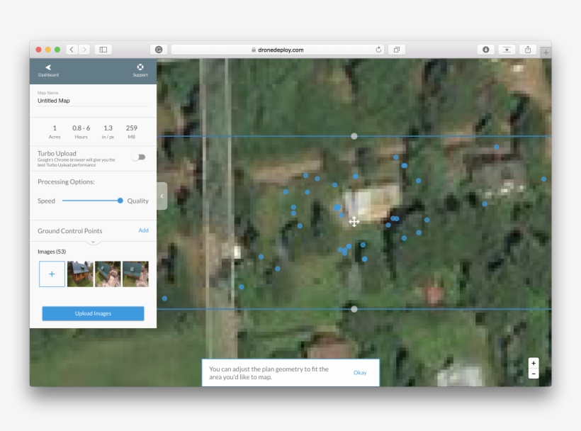 Dronedeploy Upload Dashboard, transparent png