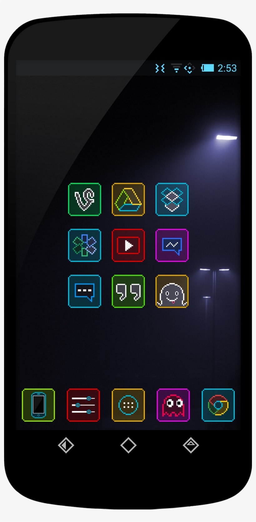 Neon Pixelz Update, transparent png
