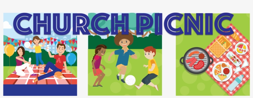 Church Picnic Art - 2591x905 PNG Download - PNGkit