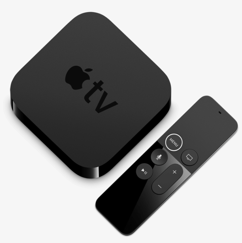 Apple Tv 4k Apple Tv 4k Box And Remote, transparent png